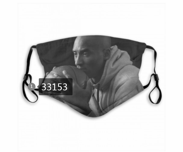2021 NBA Los Angeles Lakers #24 kobe bryant 33153 Dust mask with filter->nba dust mask->Sports Accessory